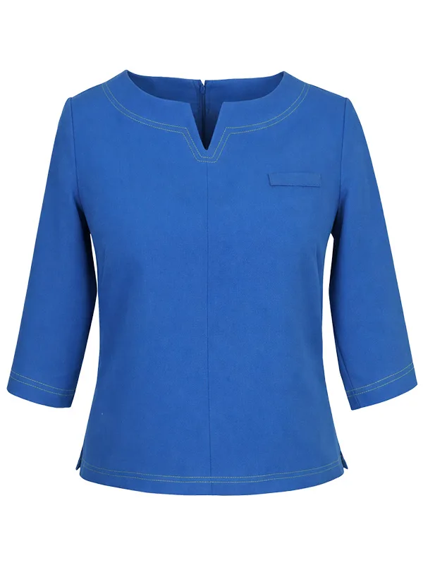 Tunika damska chabrowa