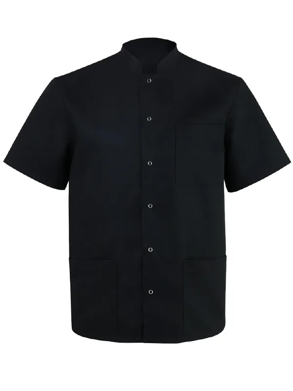 Bluza kucharska czarna na stójce