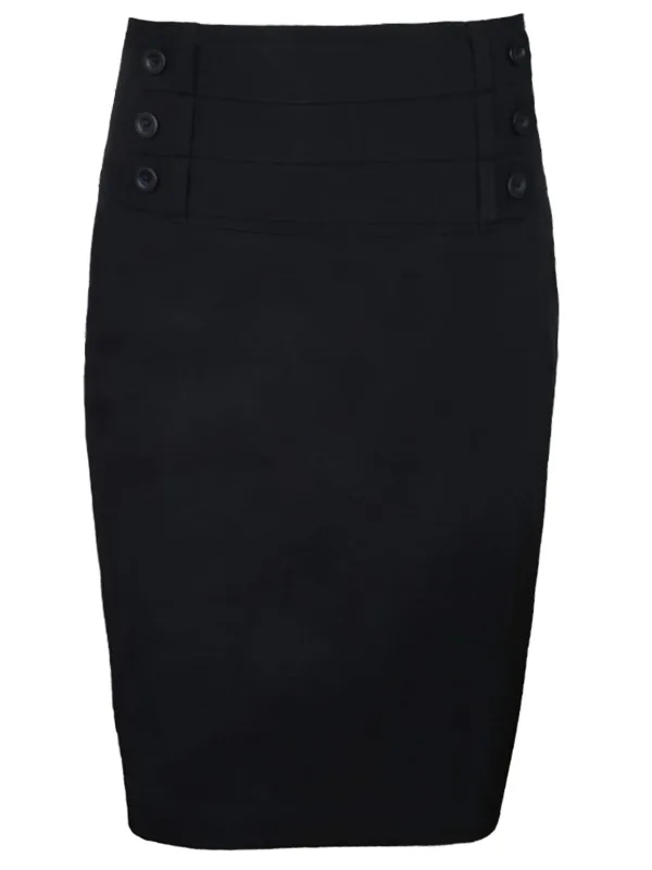 Spódnica z podwyższonym stanem