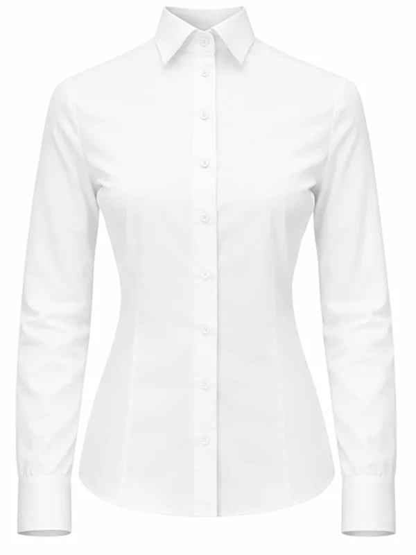Klasyczna damska biała koszula